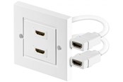 Andere Kabel - Pro HDMI wall socket - 2 ports - 4040849517235