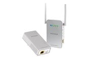 Homeplugs - Netgear PowerLINE 1000 + WiFi (PLW1000) Powerline Extender 1000Mbps 1Gigabit Port 1 Powerline Extender + 1 WiFi Extender Homeplugs - PLW1000-100PES
