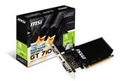 Grafikkarte - MSI GeForce GT 710 Silent Low Profile - 1GB GDDR3 RAM - Grafikkarte - GT 710 1GD3H LP