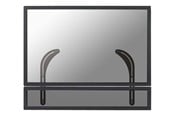 Wandhalterungen, AV-Halterungen & AV-Möbel - Neomounts NeoMounts NM-USP100BLACK - Max 15 kg - recommended for - NM-USP100BLACK