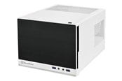 Gehäuse - SilverStone SUGO SG13 Black/White - Gehäuse - Desktop - SST-SG13WB