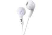 Kopfhörer/Headsets - JVC In Ear Gumy Headphones - White - HA-F160-W-E