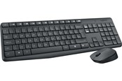 Tastaturen - Logitech MK235 Wireless Combo - US - Tastatur & Maus Set - Englisch (US) - Grau - 920-007931