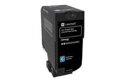 Druckerzubehör - Tinte & Toner - Lexmark - cyan - original - toner cartridge - LCCP LRP Corporate - 74C2SCE