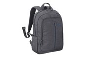 Taschen - RivaCase 7560 Laptop Canvas Backpack 15.6" Grey - 6901820075602