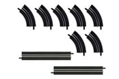Rennbahn - Carrera Digital 143 Single-Lane Bends / Straight section Extension Set - 20061657