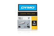 Papier, Fotopapier und Etiketten - DYMO Rhino Industrie Schrumpfschlauch-Kabeletiketten | 6 mm, 1,5 m | Schwarz auf weiß | für Rhino Beschriftungsgerät - 18051