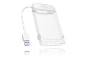 Festplatten Zubehör - ICY BOX Adapter for 1x HDD/SSD with USB 3.0 Type-A interface and plastic enclosure - IB-AC703-U3