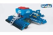 Spielzeugauto - Bruder  LEMKEN Solitair 9 sowing combination - 02026