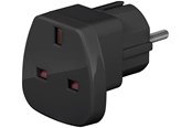 Stromkabel (Extern) - Pro Rejseadapter UK til EU sort - 4040849942716