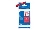 Papier, Fotopapier und Etiketten - Brother TZe RW34 textile tape gold/red 12mm/4m - TZERW34