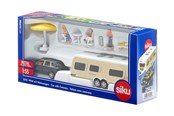 Spielzeugauto - SIKU 1:55 Car With Caravan - 319-2542