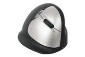 Maus - R-Go Tools R-Go HE Mouse Vertical Mouse Wireless Right - Ergonomische Maus (Silber) - RGOHELAWL