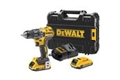 Schraub/Bohrmaschinen - Dewalt 18V XR Bohrschrauber, 2x18 V/2,0 Ah - DCD791D2-QW