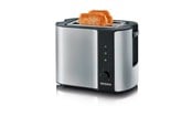 Toaster - SEVERIN Toaster AT 2589 - Brushed Stainless Steel/Black - AT 2589