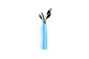 Kabelkanal / Kabelschlauch - Multibrackets M Universal Cable Sock Self Wrapping 25mm Blue 25m - 7350073734528