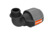 Gartenbewässerung - Gardena L-Stück 25 mm x 3/4"-Außengewinde - 2781-20