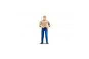 Figuren - Bruder Man light skin blue jeans - 60006