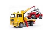 Spielzeugauto - Bruder MAN TGA Breakdown-truck with cross country vehicle - 02750