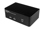 KVM Switches - StarTech.com 2-Port DisplayPort Dual-Monitor KVM Switch - 4K 60Hz - KVM / audio / USB switch - 2 porte - SV231DPDDUA2