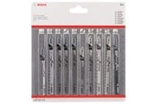 Stichsägen - Bosch STIKSAVKLINGESÆT TRÆ FIN 10STK - 2607011172