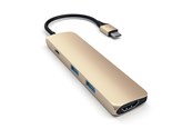 Dockingstationen - Satechi Slim Aluminum Multi-Port Adapter - USB-C - 4K HDMI - 2-Port USB-A - ST-CMAG
