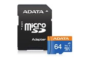 Speicherkarten - A-Data Premier MicroSD/SD - 50MB/s - 64GB - AUSDX64GUICL10A1-RA1