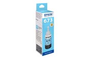 Druckerzubehör - Tinte & Toner - Epson T6735 - lys cyan - blækrefill - C13T67354A