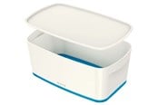 Archivierung und Aufbewahrung - Leitz MyBox WOW Klein mit Deckel, Aufbewahrungsbox Blau - 52291036
