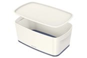 Archivierung und Aufbewahrung - Leitz MyBox klein mit Deckel, Aufbewahrungsbox Weiß - 52291001