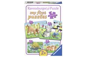 Puzzle - Ravensburger Cute Pets 2/4/6/8p - 69514