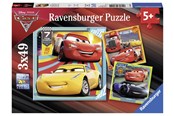 Puzzle - Ravensburger Cars Legends Of The Track 3x49p - 080151