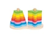 Holzspielzeug - Hape Pile Tower Rainbow - 5620