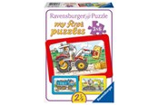 Puzzle - Ravensburger Excavator Tractor & Dump Tractor 3x6p - 65738