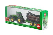 Spielzeugauto - SIKU 1:50 Tractor With Forestry Trailer - S-1954