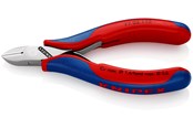 Werkzeuge für elektrische Arbeiten - KNIPEX Elektronik-Seitenschneider, mit durchgestecktem Gelenk - 77 02 115