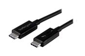 FireWire / ThunderBolt Kabel - StarTech.com Thunderbolt 3 (40Gbps) USB C Cable - Black - 50cm - TBLT34MM50CM