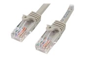 Netzwerk - Kabel - StarTech.com 5m Grey Cat5e / Cat 5 Snagless Patch Cable 5 m - patchkabel - 5 m - grå - Grau - 5m - 45PAT5MGR