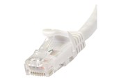 Netzwerk - Kabel - StarTech.com 0.5m White Cat6 / Cat 6 Snagless Ethernet Patch Cable 0.5 m - netværkskabel - 50 cm - hvid - Weiß - 0.5m - N6PATC50CMWH