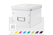 Archivierung und Aufbewahrung - Leitz Click & Store WOW Aufbewahrungs- und Transportbox Cube Mittel Weiß - 61090001