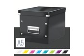 Archivierung und Aufbewahrung - Leitz Click & Store WOW Aufbewahrungs- und Transportbox Cube Mittel Schwarz - 61090095