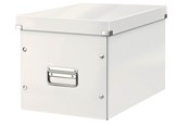 Archivierung und Aufbewahrung - Leitz Click & Store WOW Aufbewahrungs- und Transportbox Cube Groß Weiß - 61080001