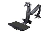 Monitorhalterung - StarTech.com Sit-Stand Workstation Wall Mount - Single Monitor - ARMSTSCP1