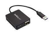 Netzwerkadapter (Netzkarte, Druckserver, u.s.w.) - StarTech.com USB 3.0 to Fiber Optic Converter - Open SFP - netværksadapter - US1GA30SFP