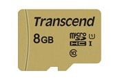 Speicherkarten - Transcend 500S microSDHC UHS-1 - 8GB - TS8GUSD500S