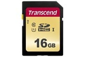 Speicherkarten - Transcend 500S SDHC UHS-1 - 16GB - TS16GSDC500S