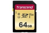 Speicherkarten - Transcend 500S SDXC UHS-3 - 64GB - TS64GSDC500S
