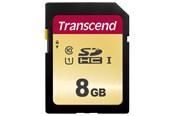 Speicherkarten - Transcend 500S SDHC UHS-1 - 8GB - TS8GSDC500S