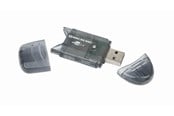 Speicherkarten Lesegerät/Adapter - Gembird Card reader USB mini card - FD2-SD-1