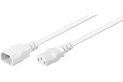 Stromkabel (Extern) - Pro Power cable C14 - C13 - Weiß - 2 m - 4040849975844